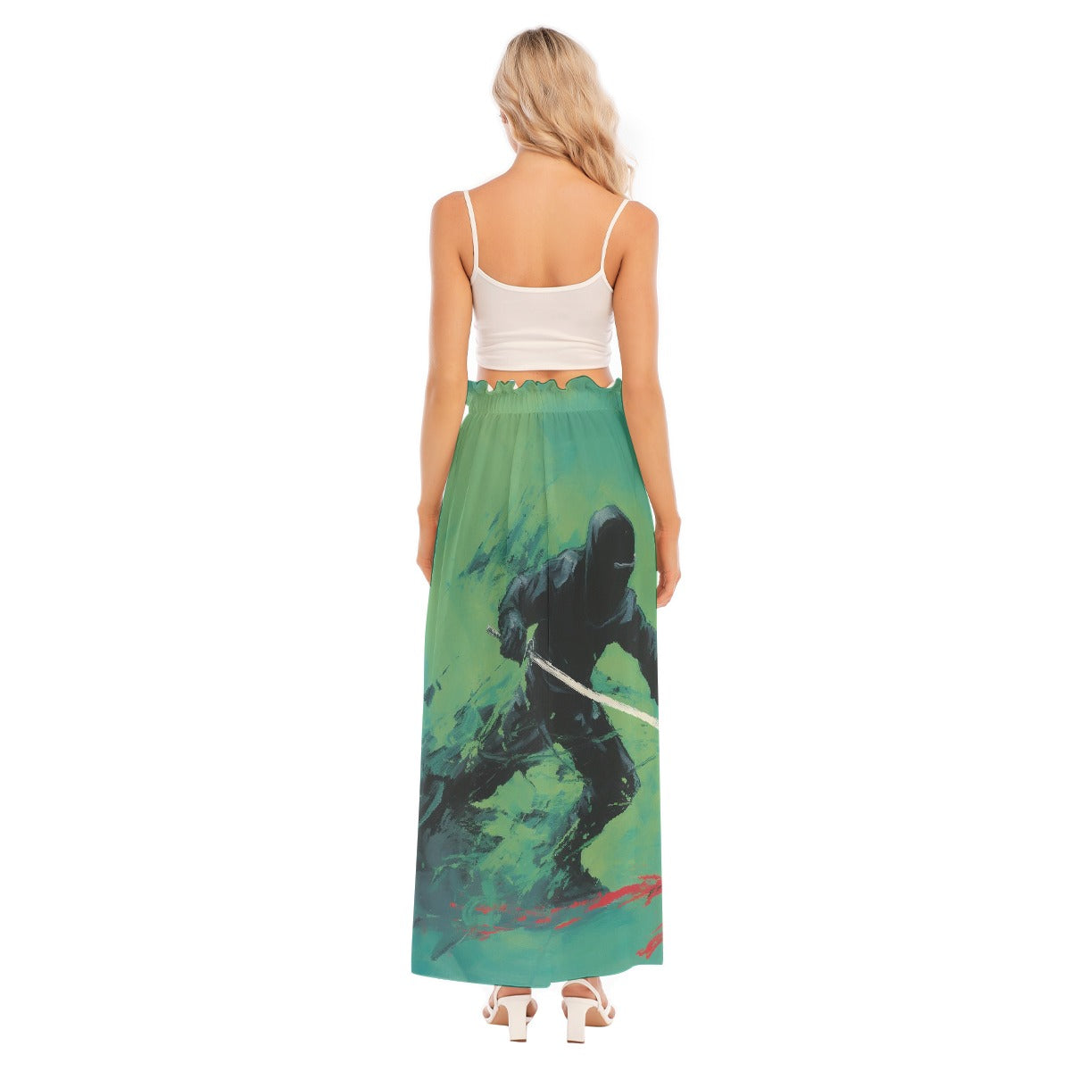 All-Over Print Women's Side Split Skirt