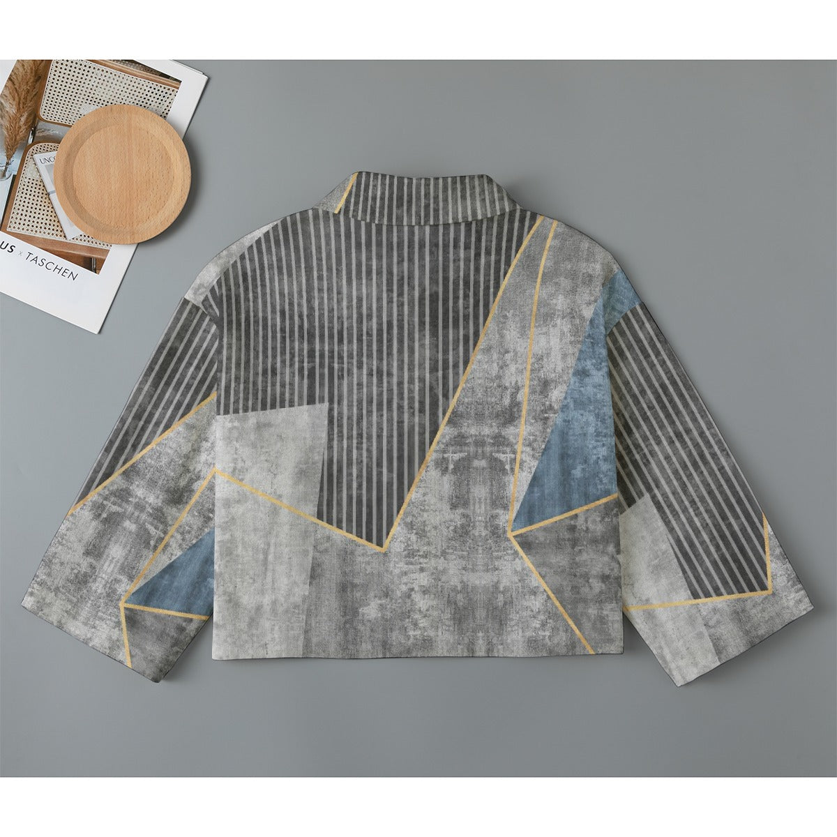 All-Over Print Women's Cropped Jacket | 245GSM Cotton