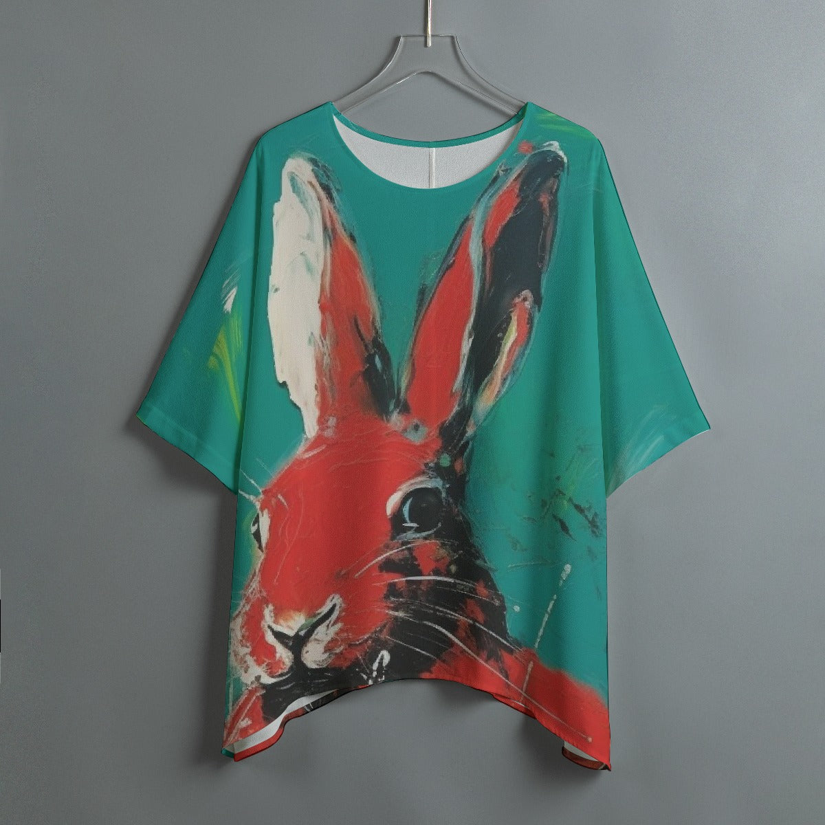 All-Over Print Women's Bat Sleeve Shirt