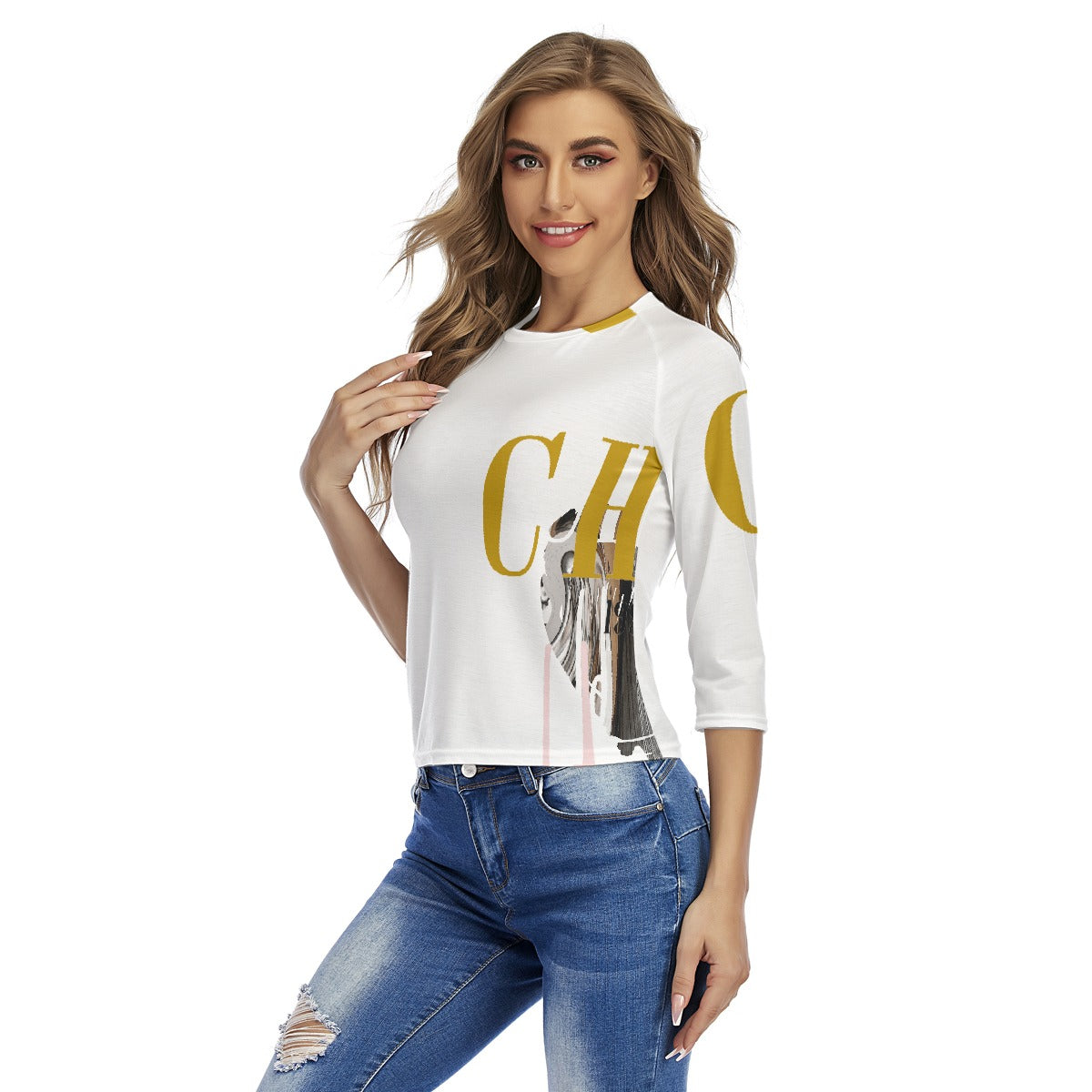 All-Over Print Women's Raglan Sleeves T-shirts