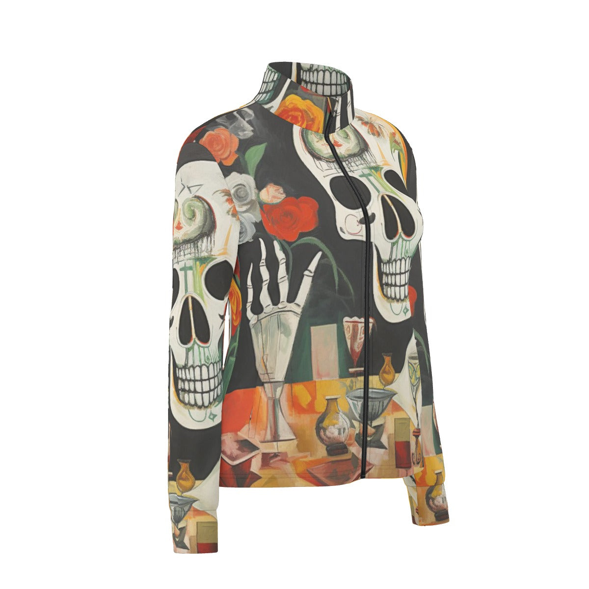 All-Over Print Women's Long Sleeve Thumbhole Jacket