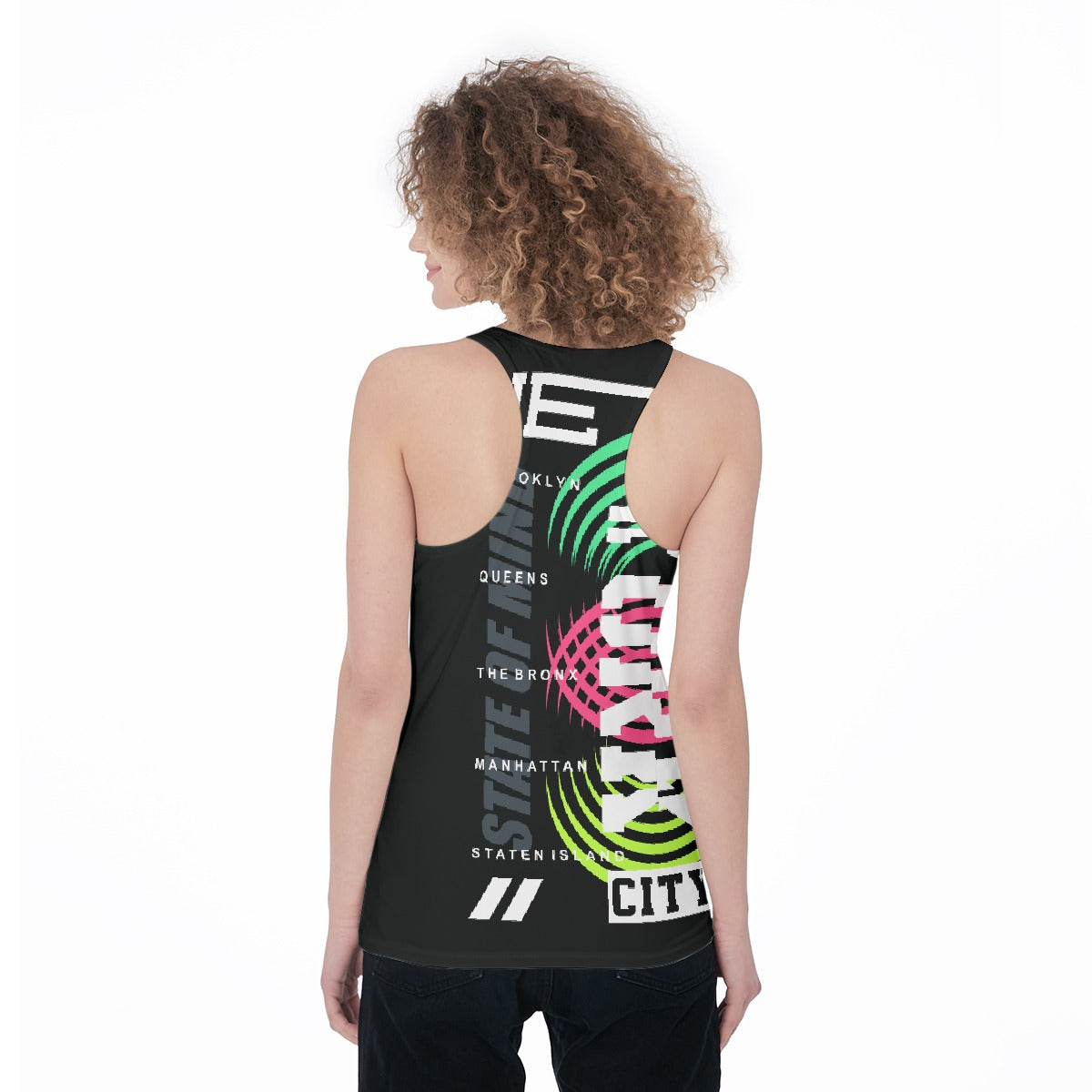 All-Over Print Women's Racerback Tank Top