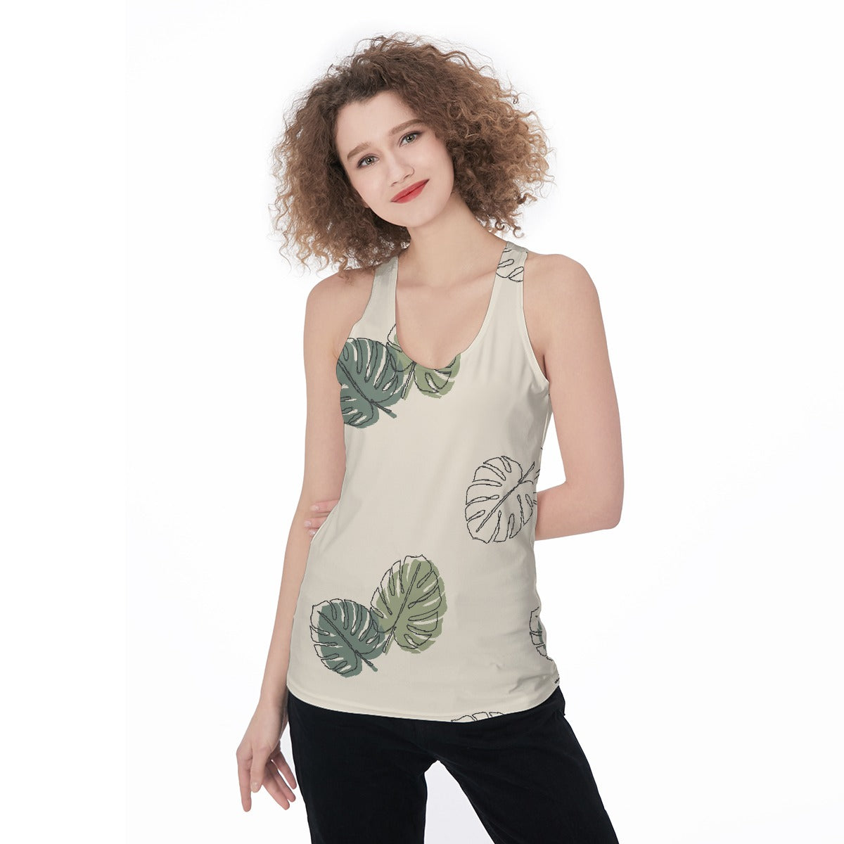All-Over Print Women's Racerback Tank Top