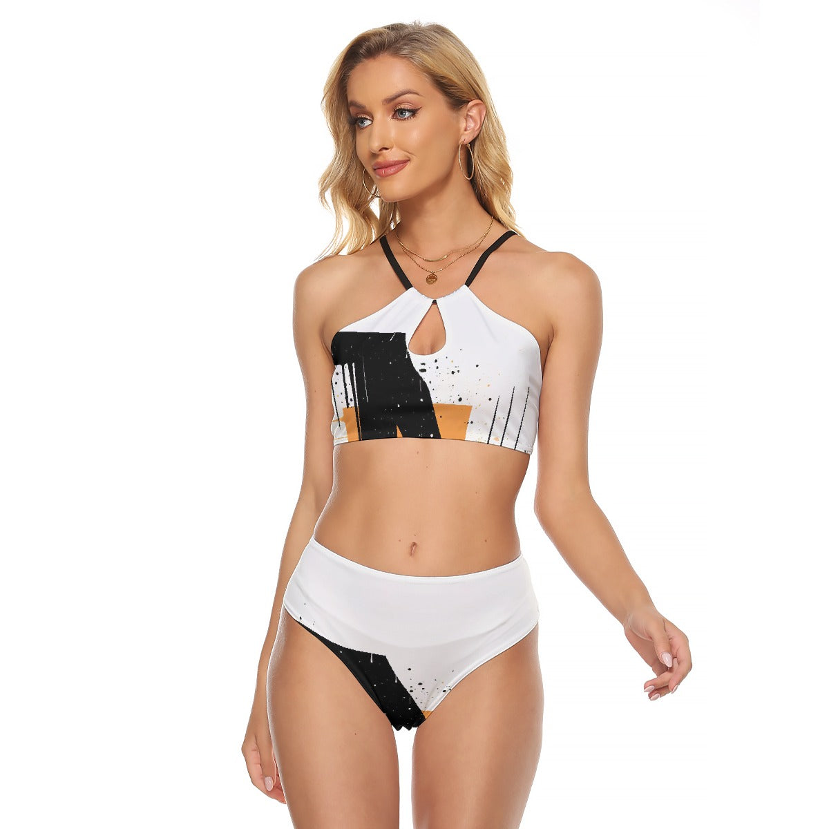 All-Over Print Women's Cami Keyhole One-piece Swimsuit