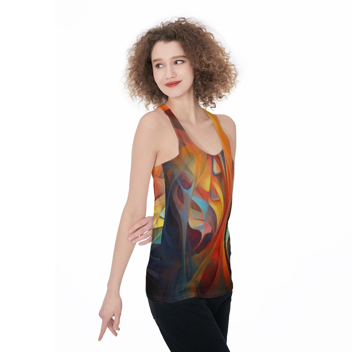 All-Over Print Women's Racerback Tank Top