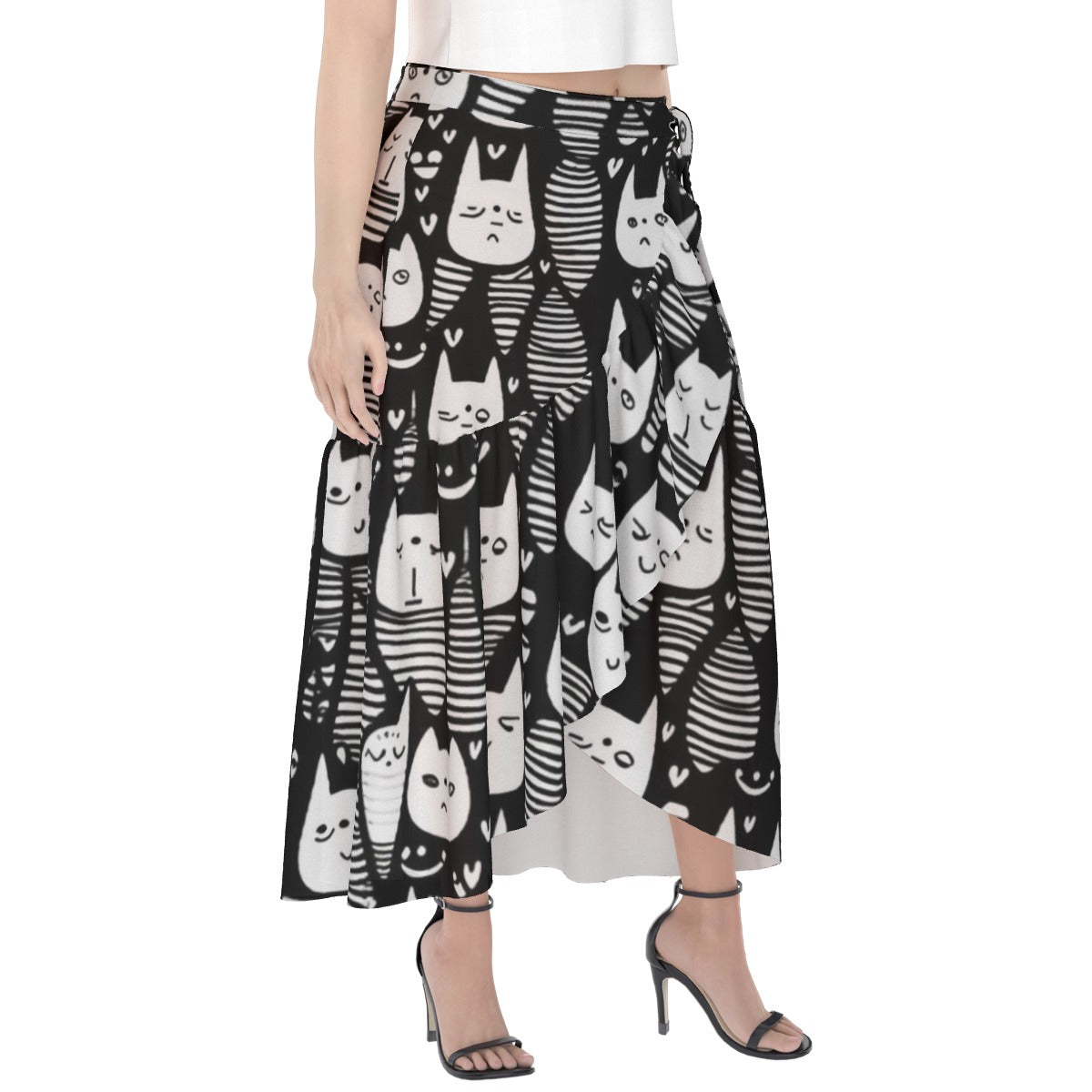 All-Over Print Women's Wrap Skirt