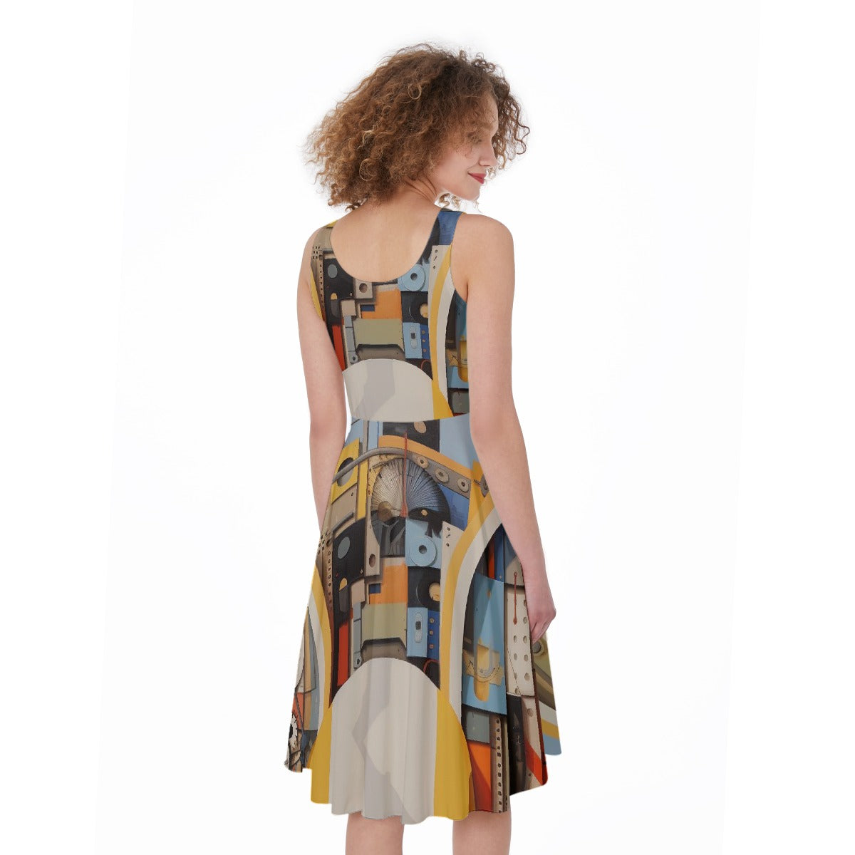 All-Over Print Women's Sleeveless Dress