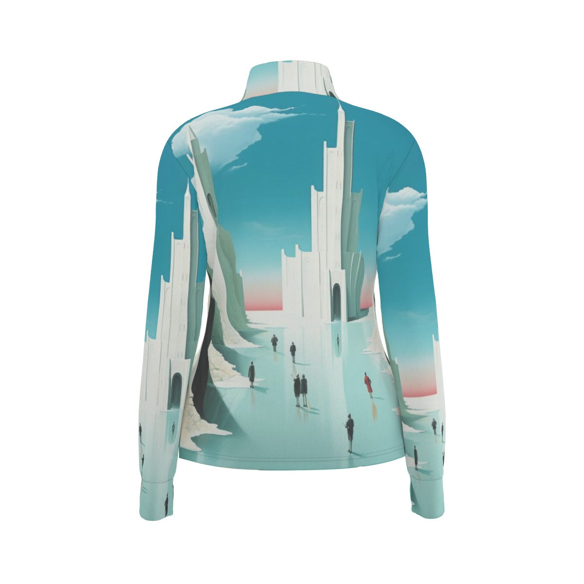 All-Over Print Women's Long Sleeve Thumbhole Jacket