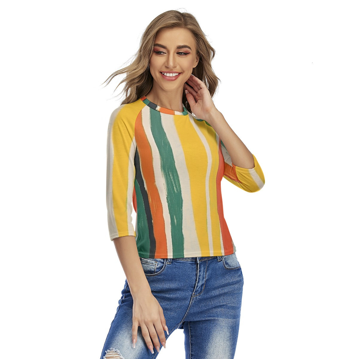 All-Over Print Women's Raglan Sleeves T-shirts