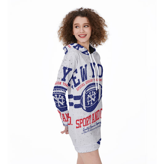 All-Over Print Women's Long Hoodie