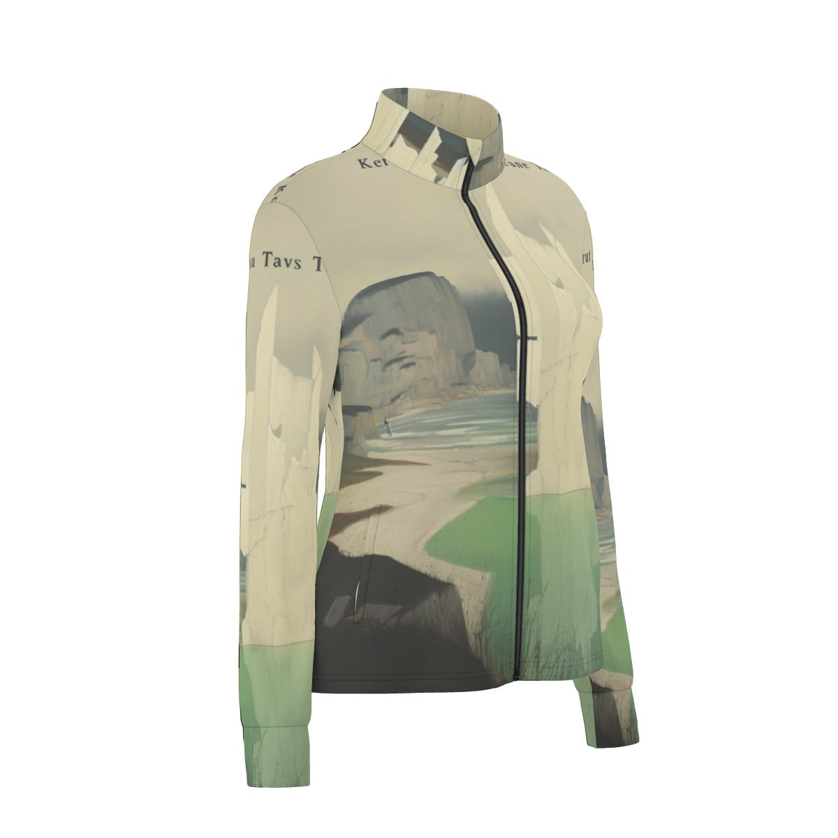 All-Over Print Women's Long Sleeve Thumbhole Jacket