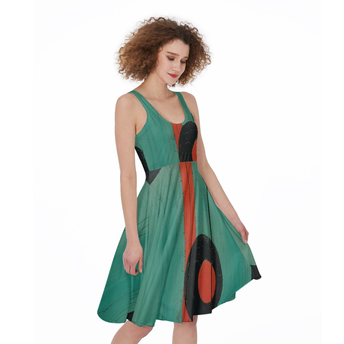 All-Over Print Women's Sleeveless Dress