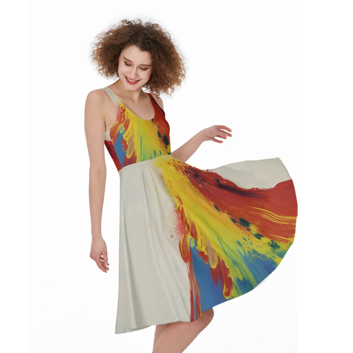 All-Over Print Women's Sleeveless Dress