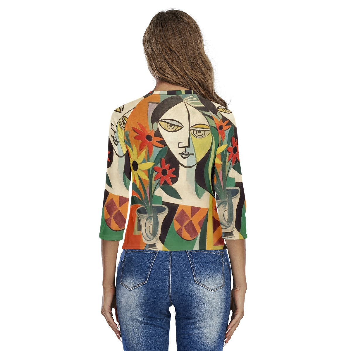 All-Over Print Women's Raglan Sleeves T-shirts