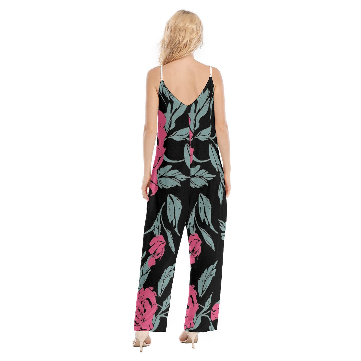 All-Over Print Women's Loose Cami Jumpsuit