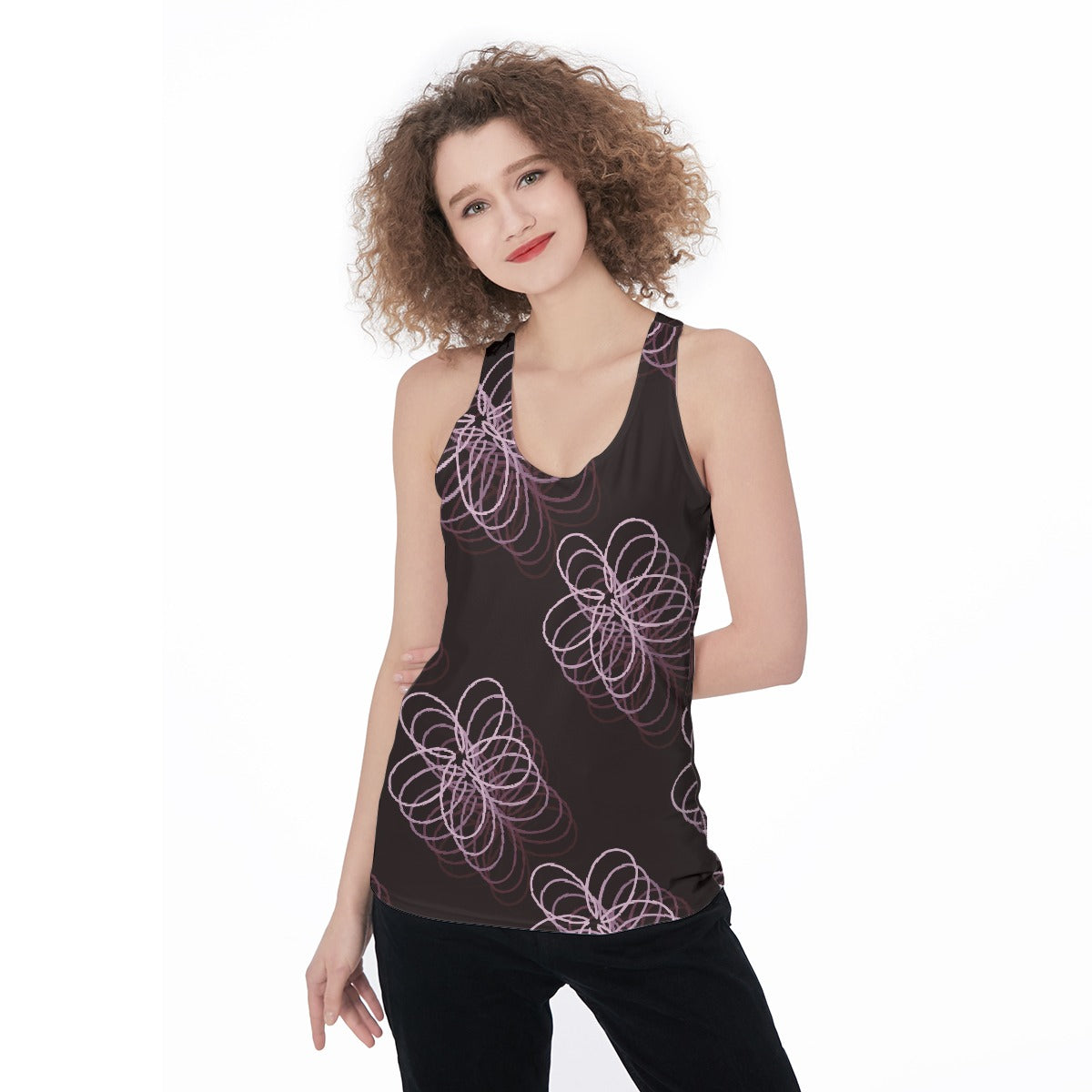 All-Over Print Women's Racerback Tank Top