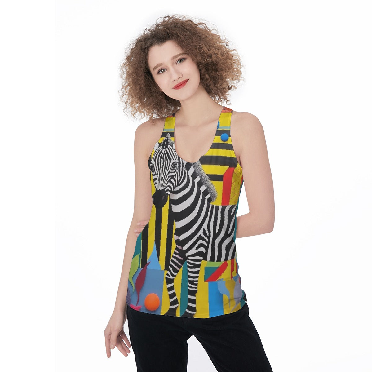 All-Over Print Women's Racerback Tank Top