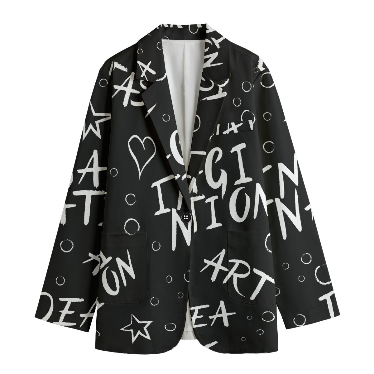 All-Over Print Women's Leisure Blazer