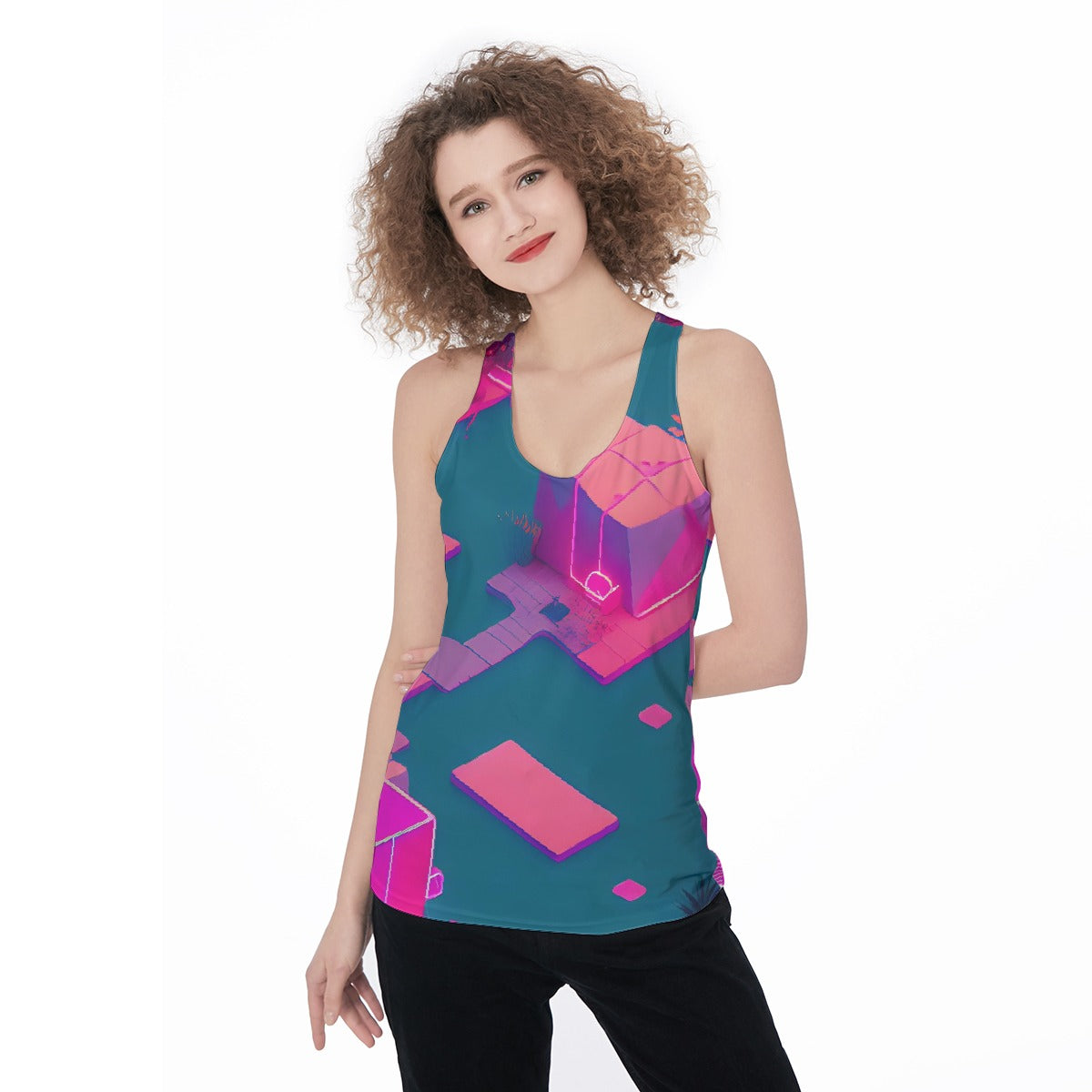 All-Over Print Women's Racerback Tank Top