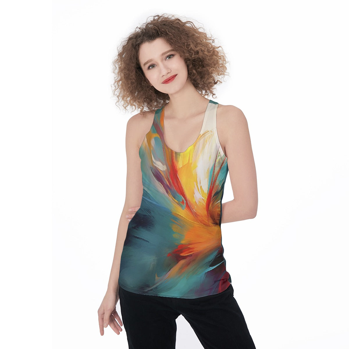 All-Over Print Women's Racerback Tank Top