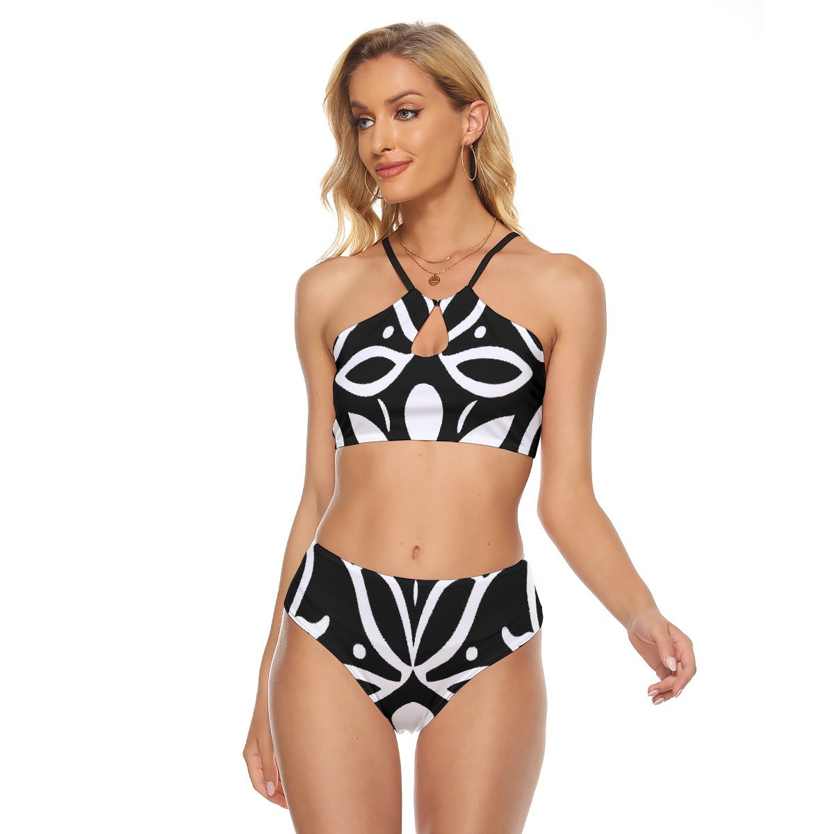 All-Over Print Women's Cami Keyhole One-piece Swimsuit