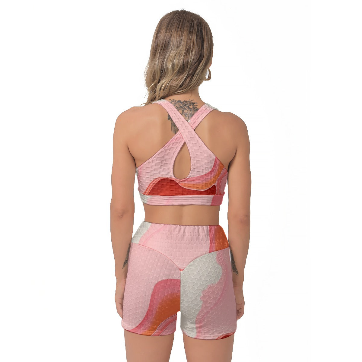 All-Over Print Women's Sports Bra Suit