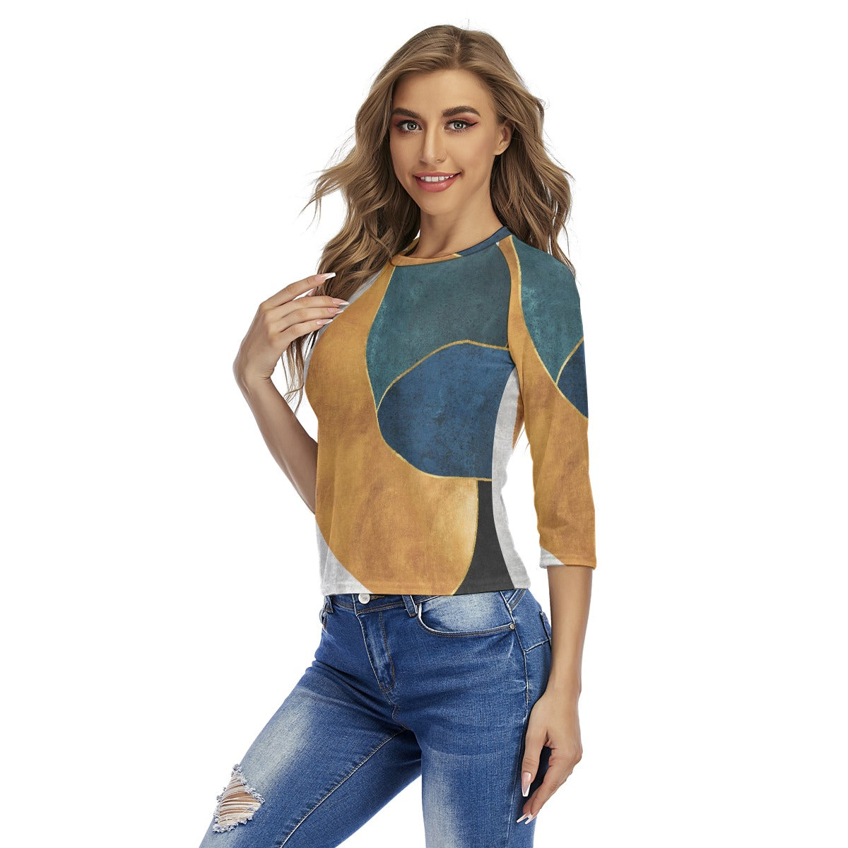All-Over Print Women's Raglan Sleeves T-shirts