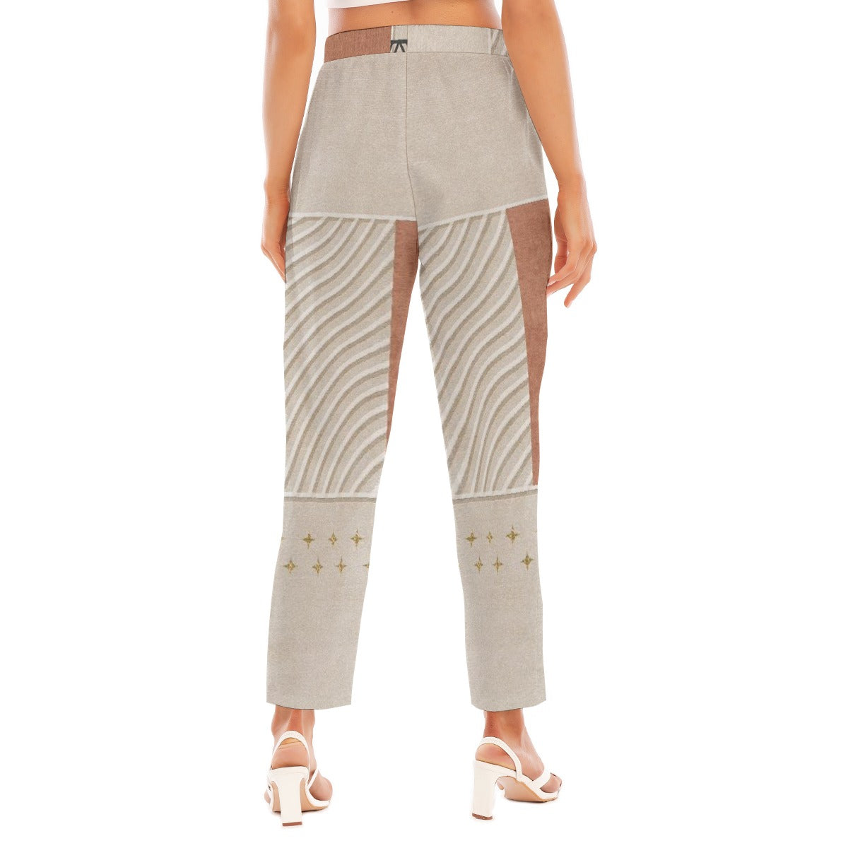 All-Over Print Women's Loose Straight-leg Pants