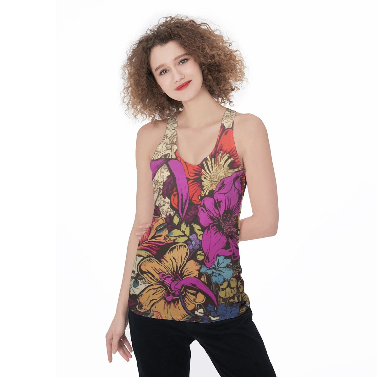All-Over Print Women's Racerback Tank Top