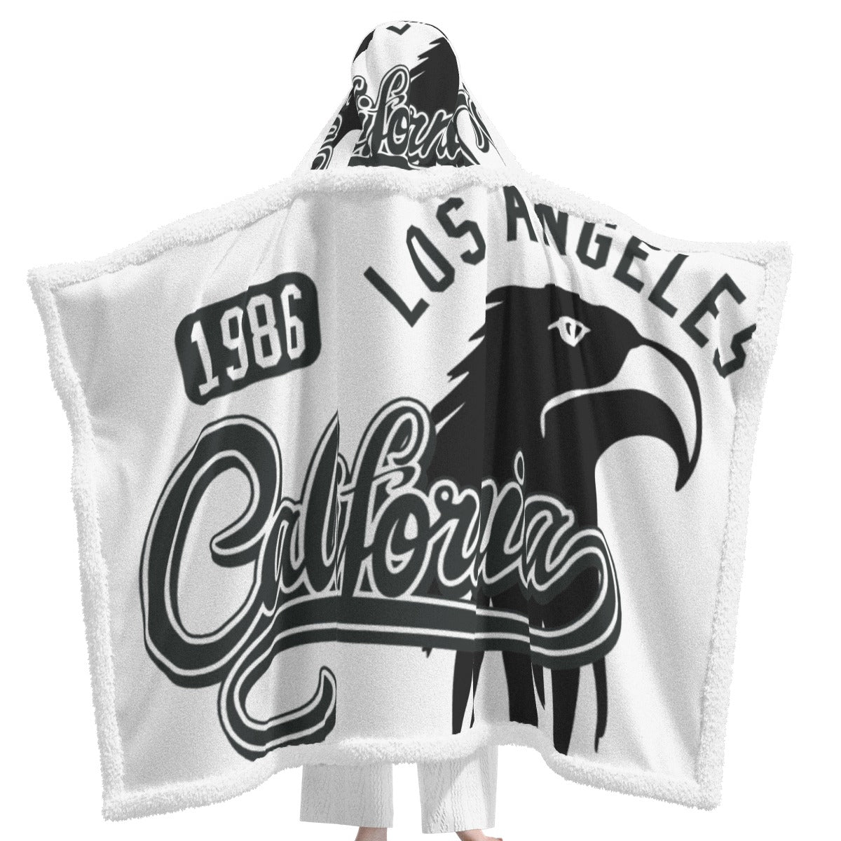 All-Over Print Unisex Wearable Hooded Blanket