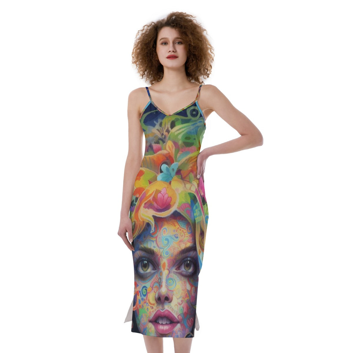 All-Over Print Women's Cami Dress