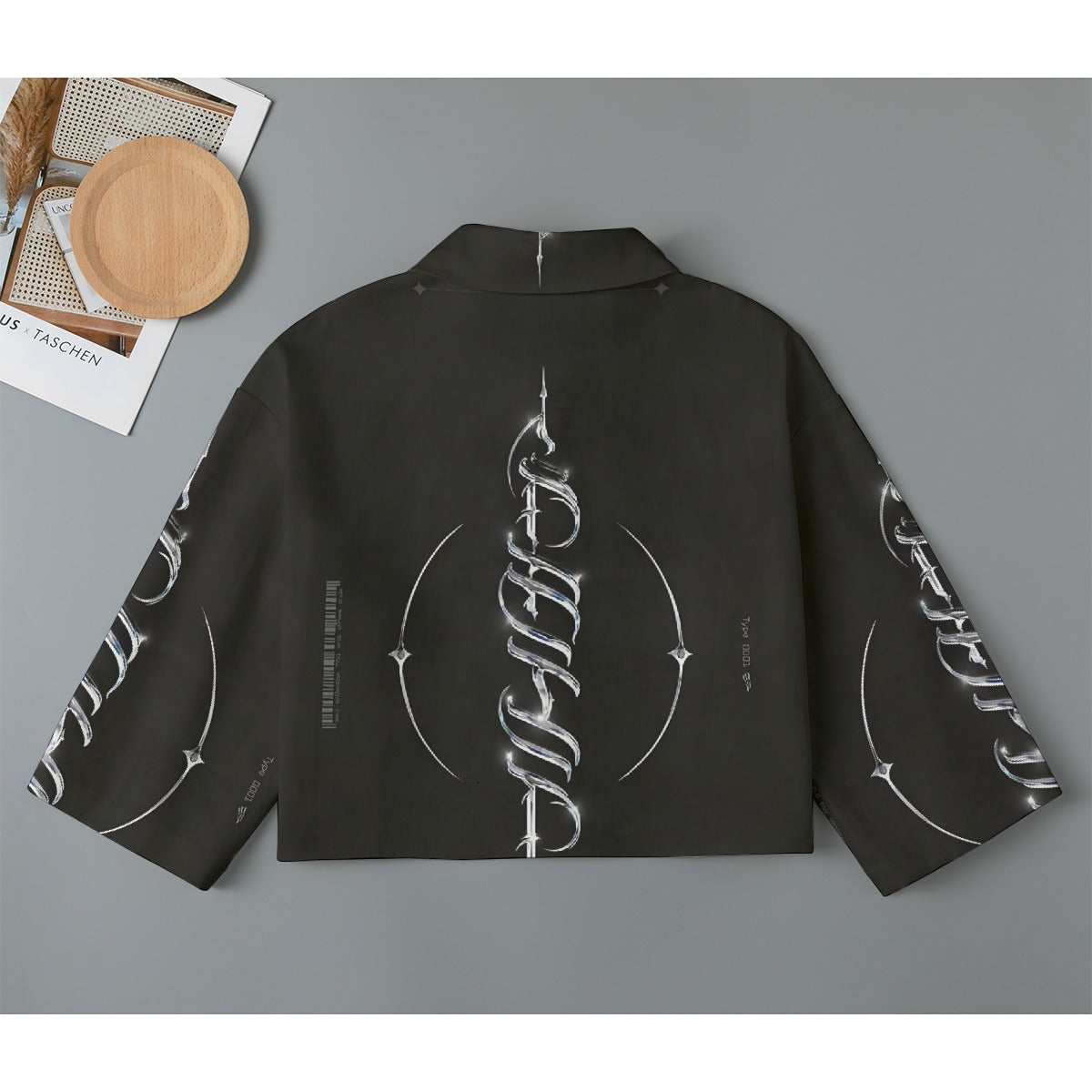 All-Over Print Women's Cropped Jacket | 245GSM Cotton