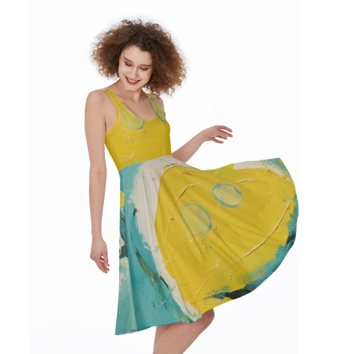 All-Over Print Women's Sleeveless Dress