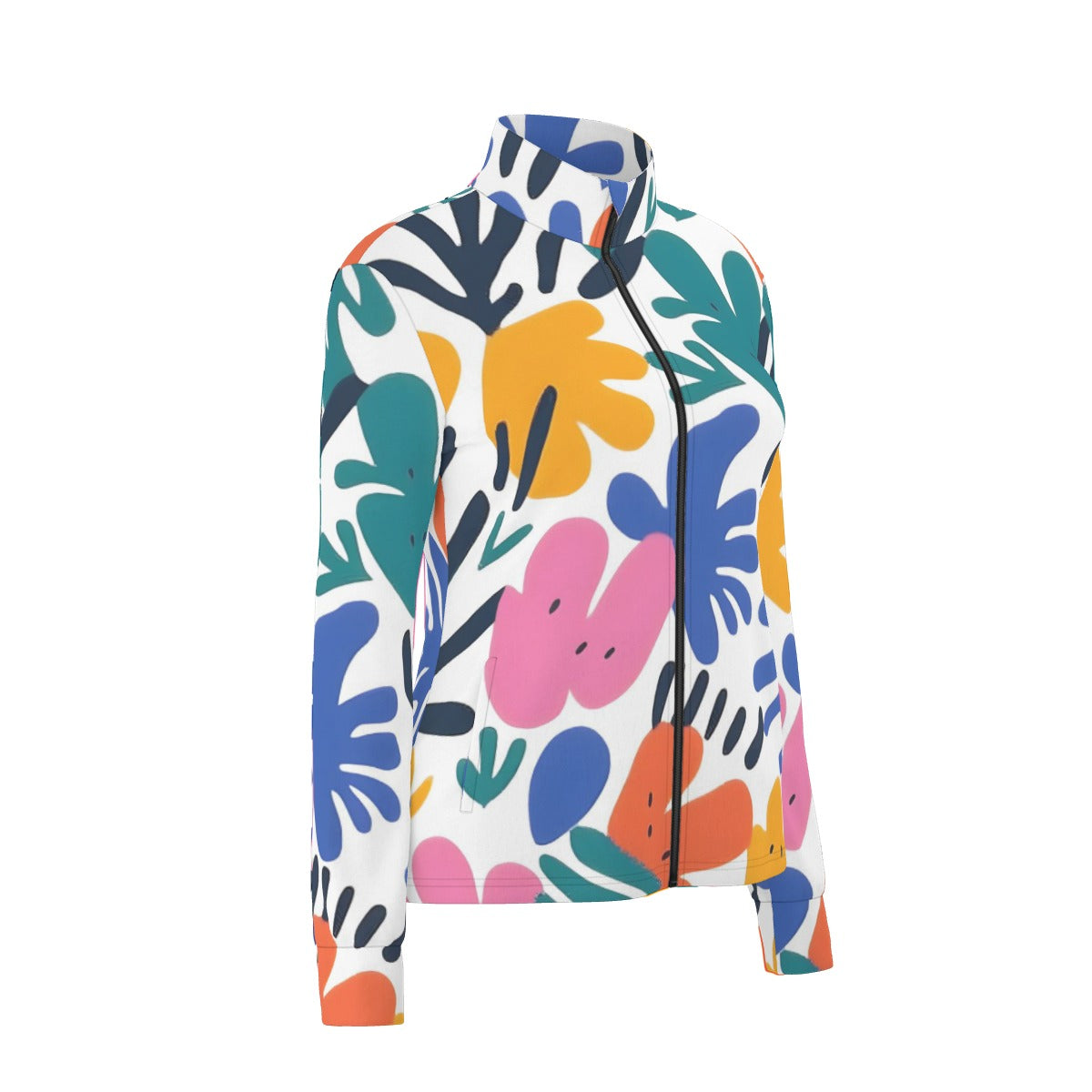 All-Over Print Women's Long Sleeve Thumbhole Jacket