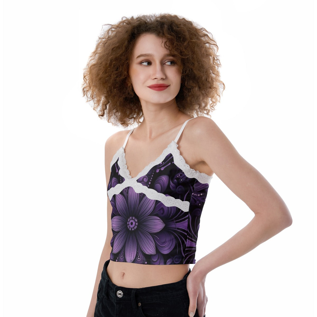 All-Over Print Women's Lace Camisole