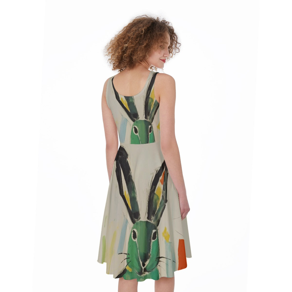 All-Over Print Women's Sleeveless Dress