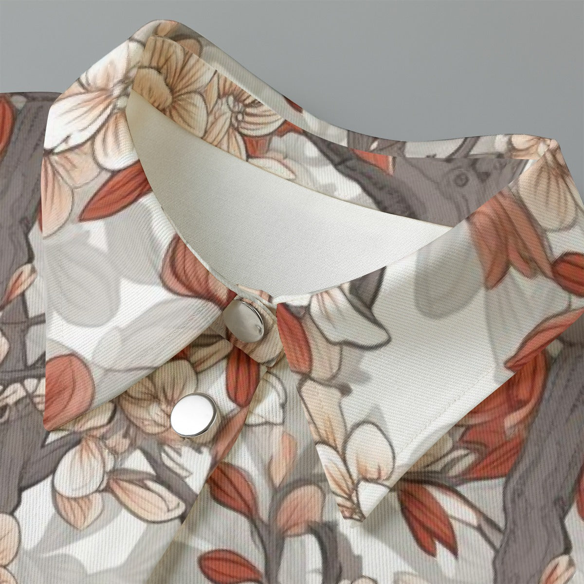 All-Over Print Women's Cropped Jacket | 245GSM Cotton