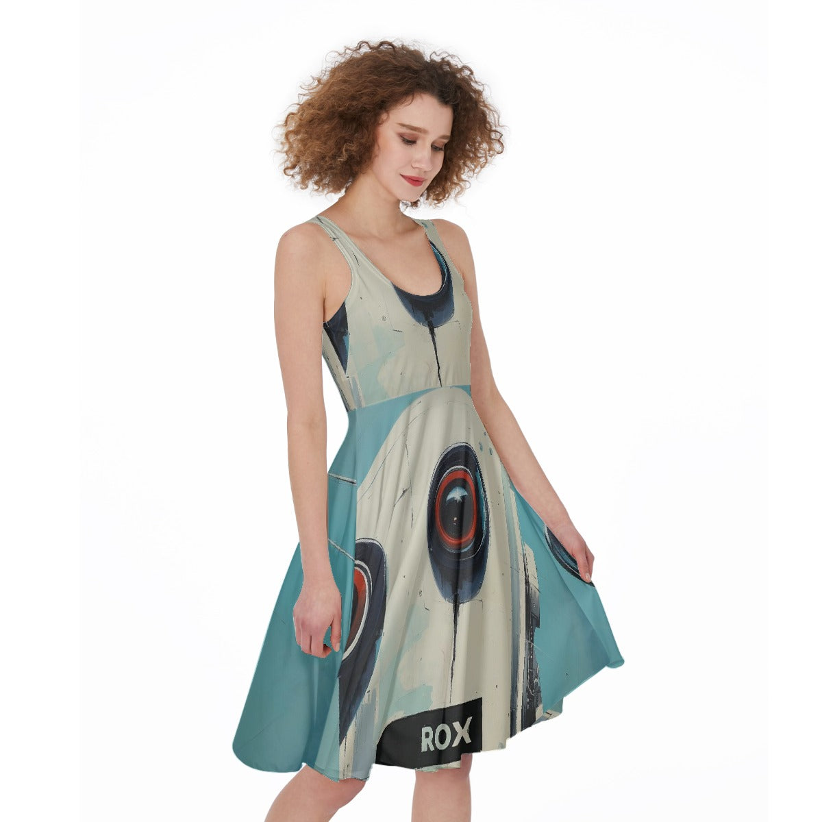 All-Over Print Women's Sleeveless Dress
