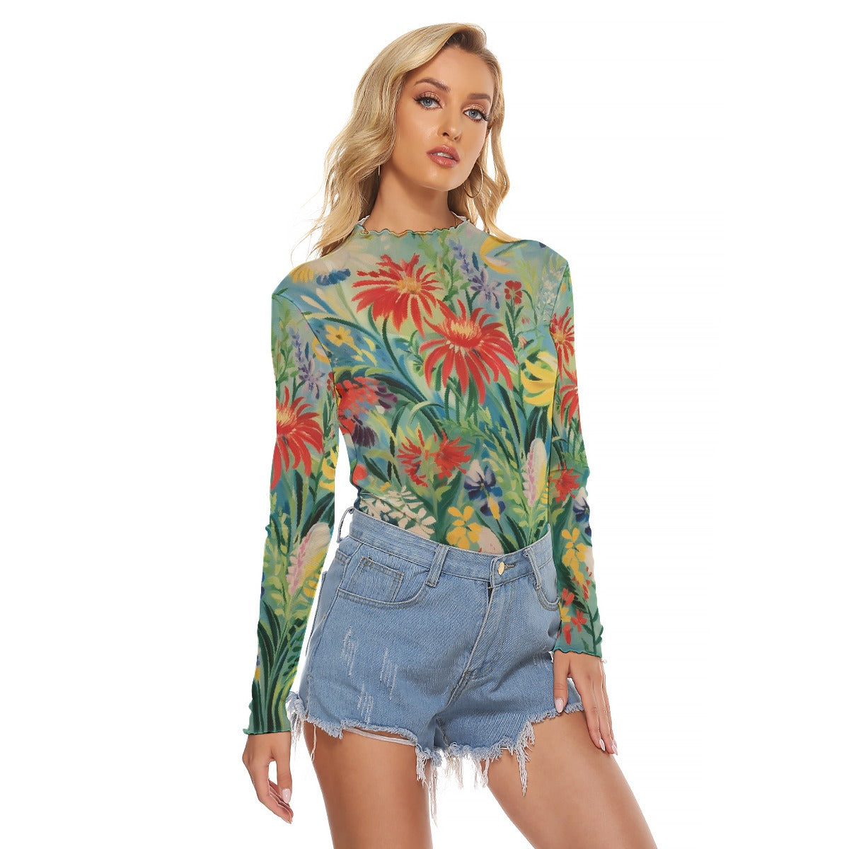 All-Over Print Women's Mesh T-shirt