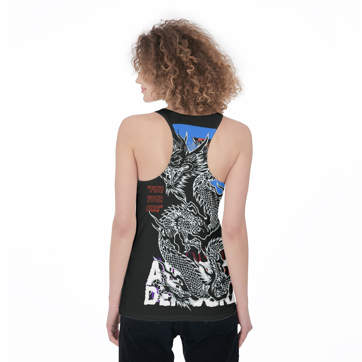 All-Over Print Women's Racerback Tank Top