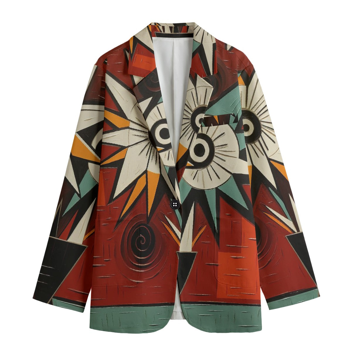 All-Over Print Women's Leisure Blazer