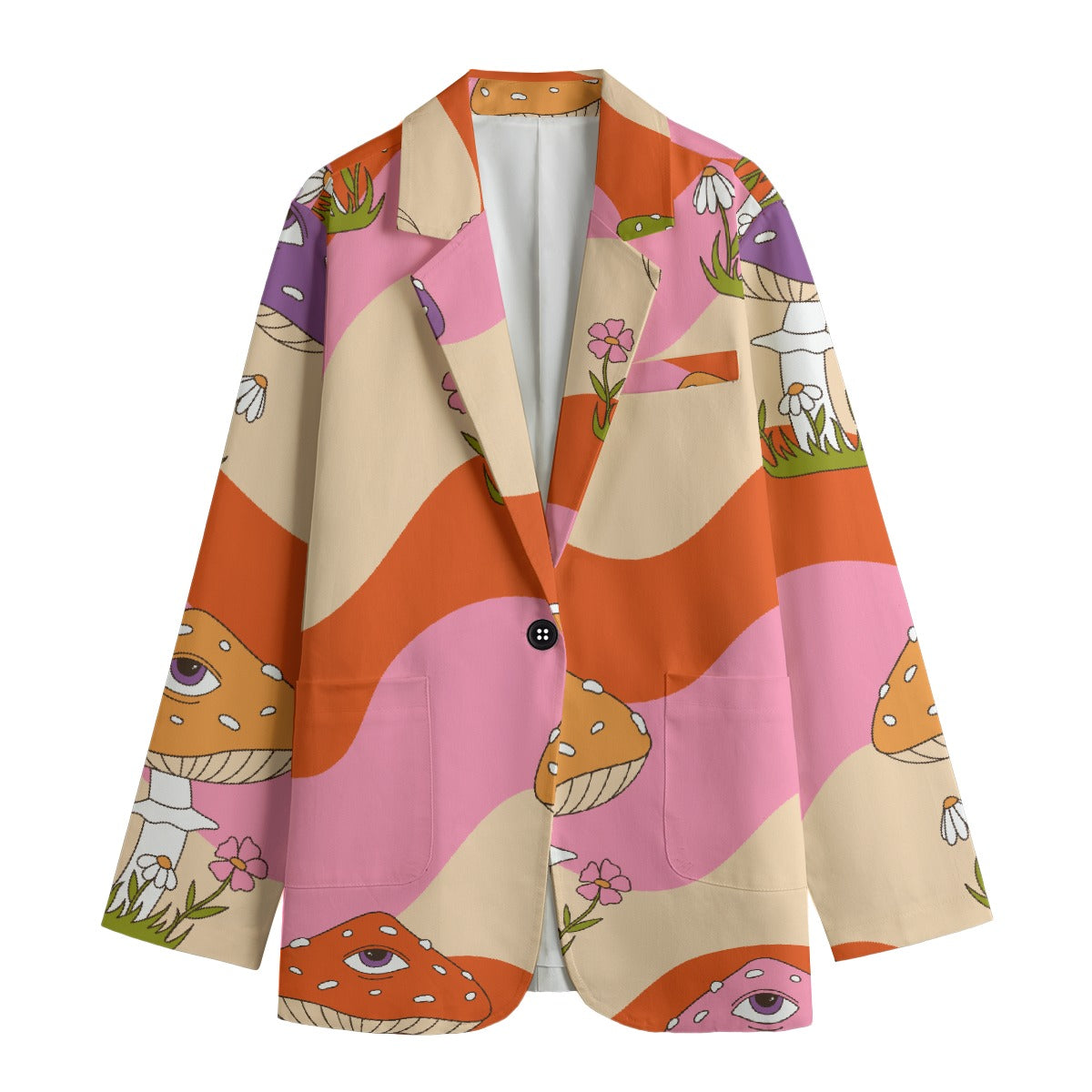 All-Over Print Women's Leisure Blazer