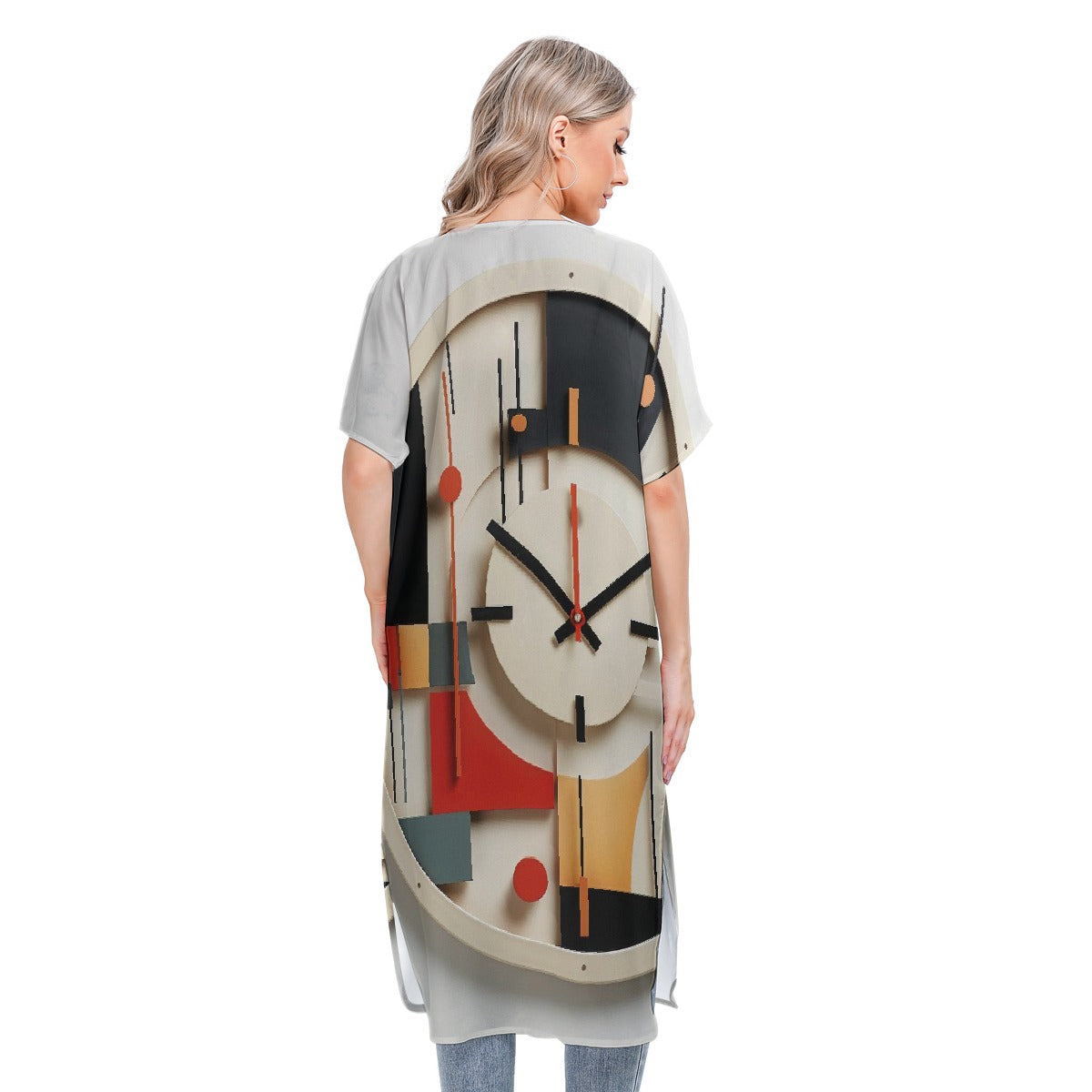 All-Over Print Women's Short Sleeve Cardigan