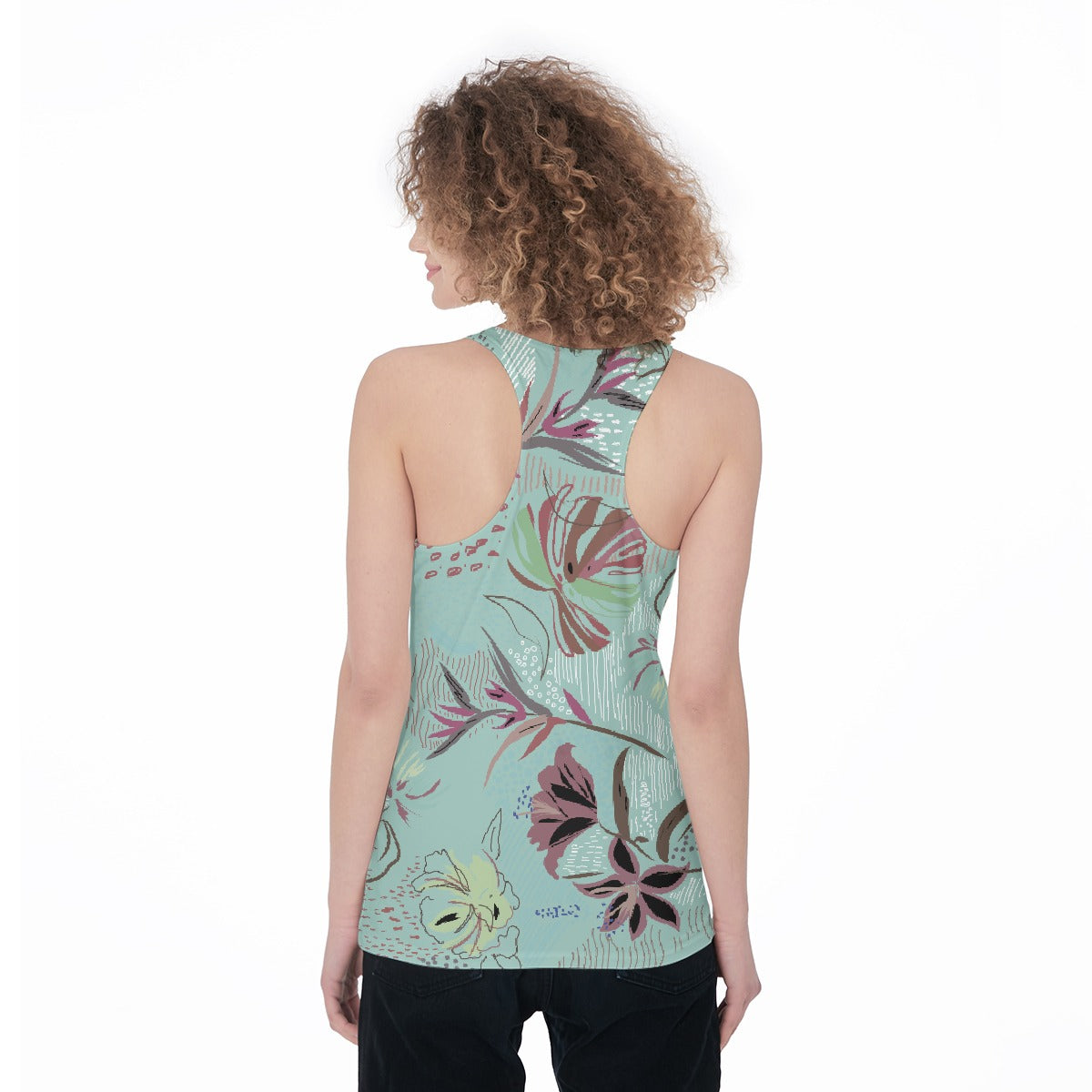 All-Over Print Women's Racerback Tank Top