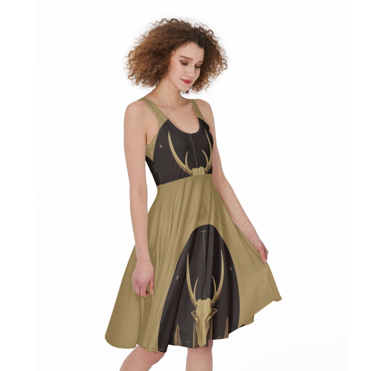 All-Over Print Women's Sleeveless Dress
