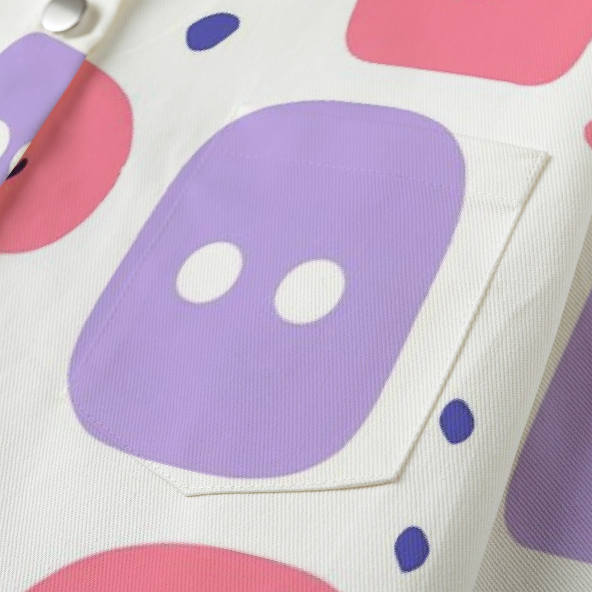 All-Over Print Women's Cropped Jacket | 245GSM Cotton