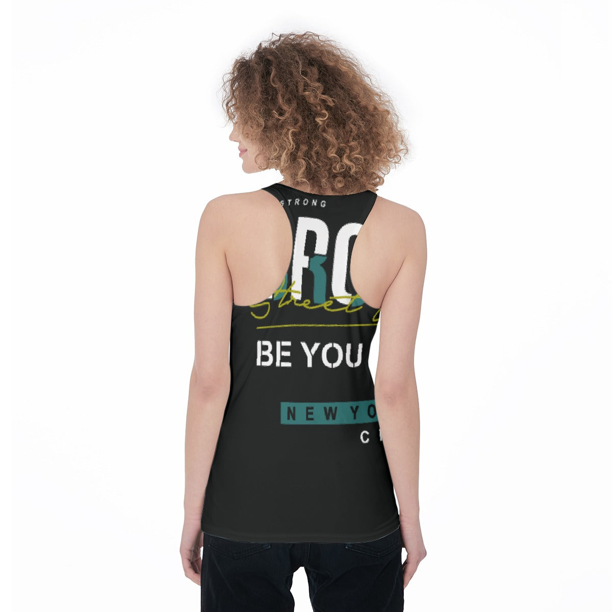 All-Over Print Women's Racerback Tank Top