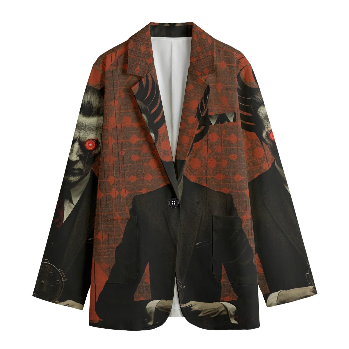 All-Over Print Women's Leisure Blazer