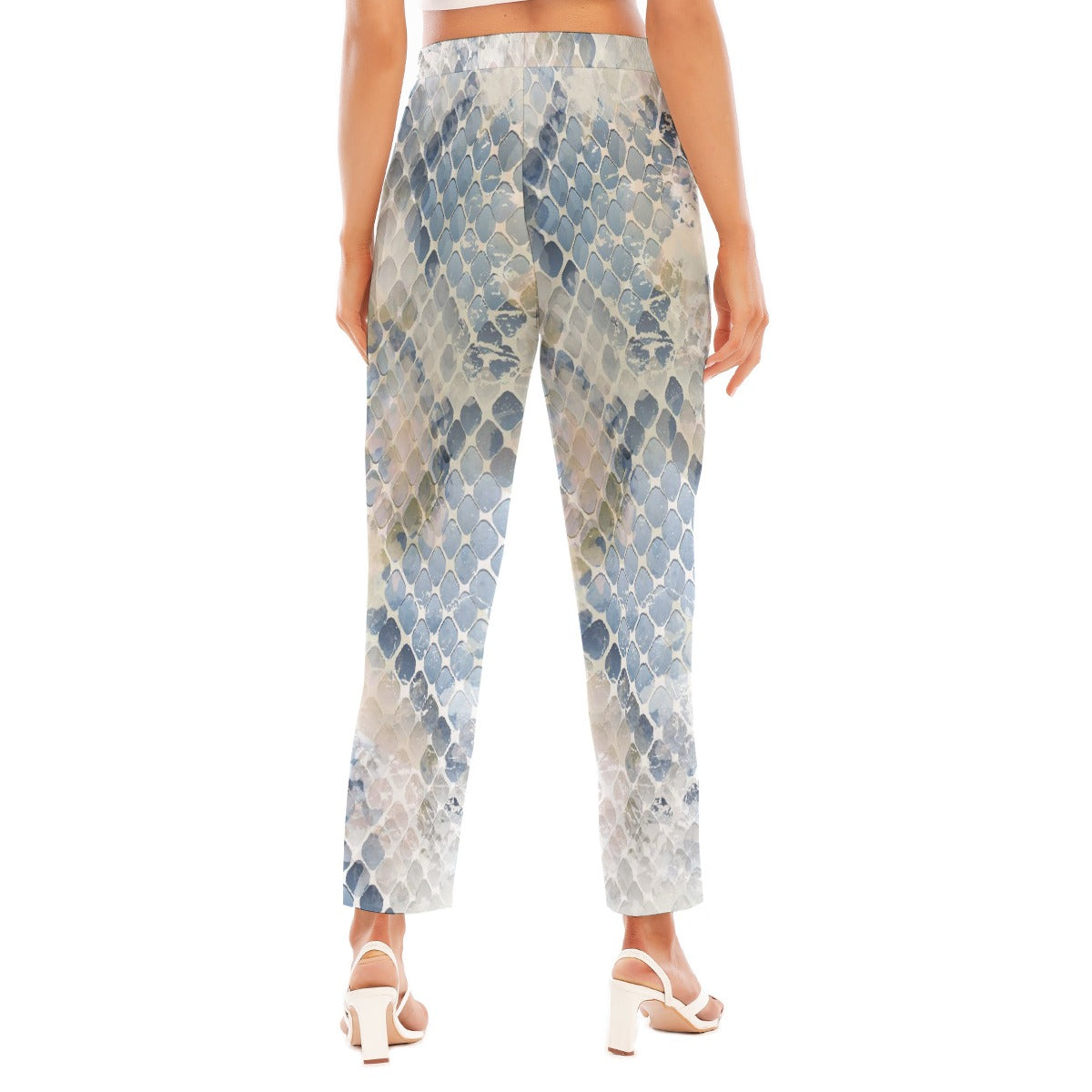 All-Over Print Women's Loose Straight-leg Pants