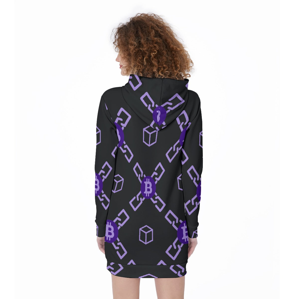 All-Over Print Women's Long Hoodie
